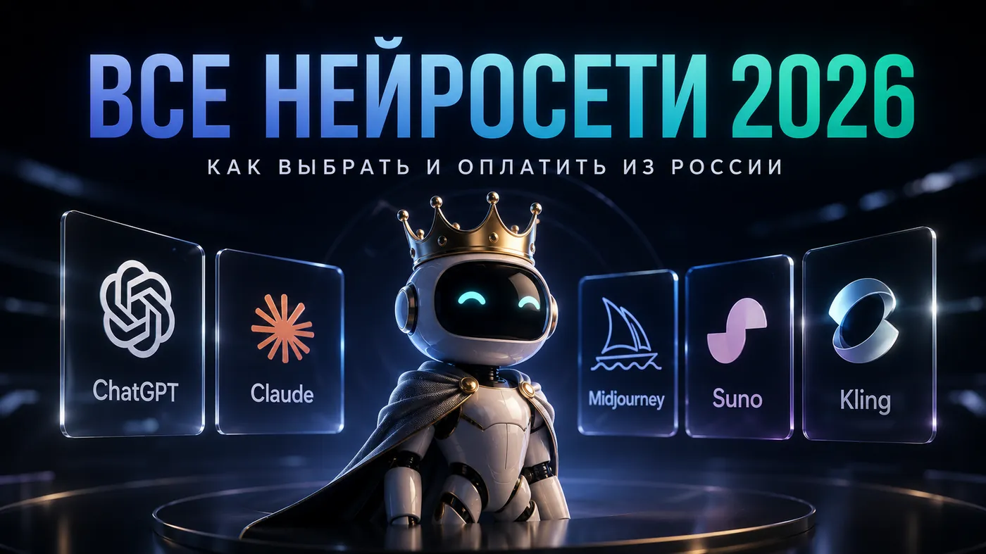 Нейросети 2026: как выбрать и оплатить из России